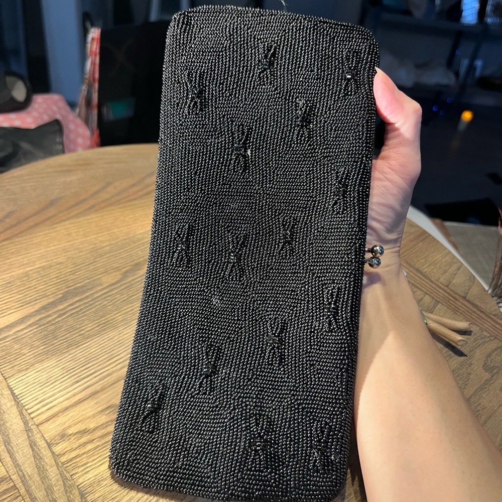 Walborg Elegant Black Evening Bag in very good condition